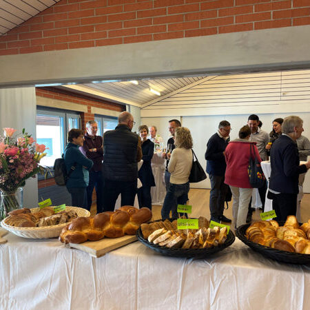 Das Buffet ist schon während dem Brunch parat und wartet auf die Eröffnung